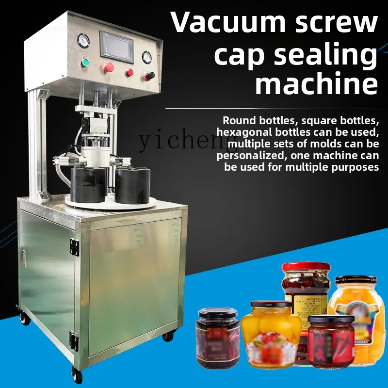 Packaging - Macchina tappatrice sottovuoto per bottiglie di