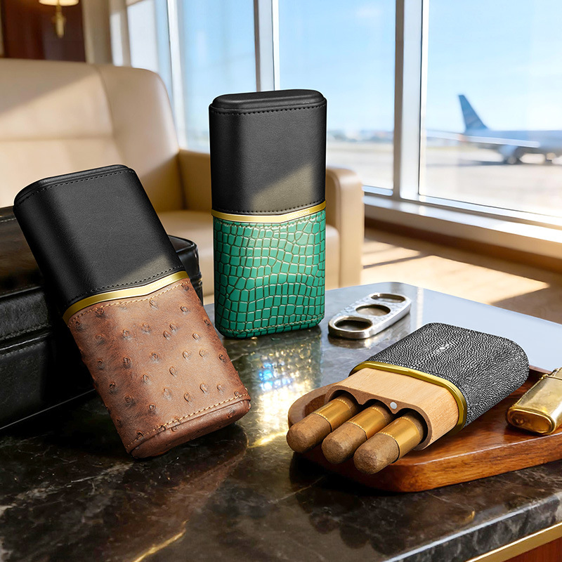 Packaging - Astuccio per Sigari in Pelle ﻿