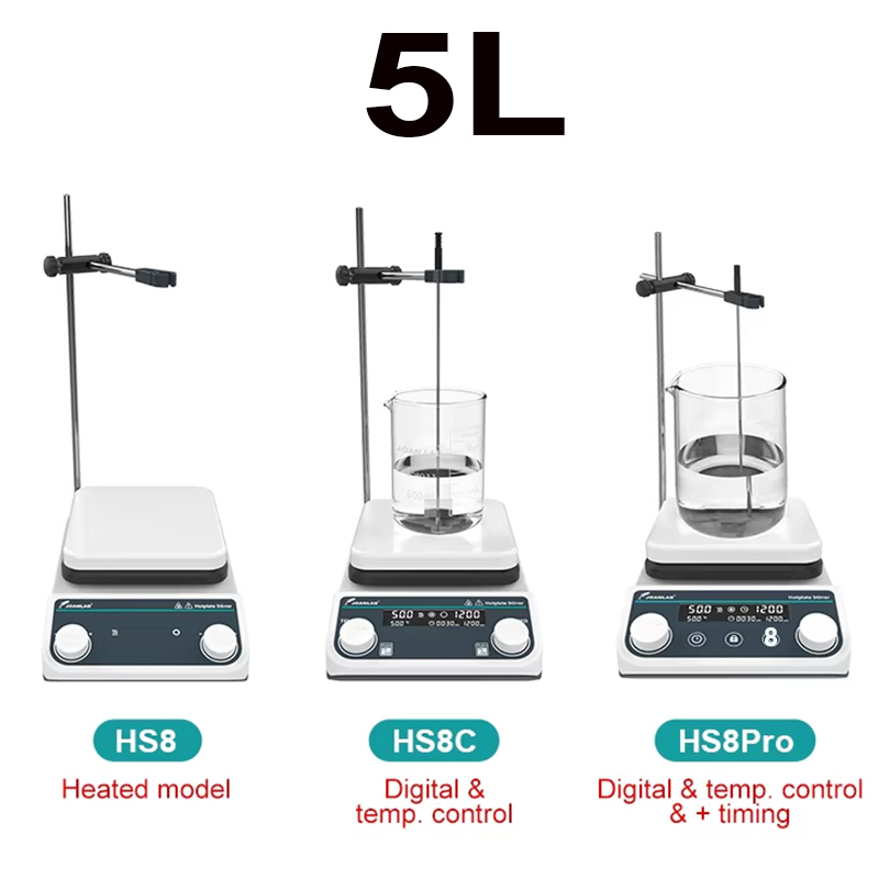 Lab Magnetic Stirrer Hot Plate - JOANLAB Agitatore magnetico da laboratorio Display