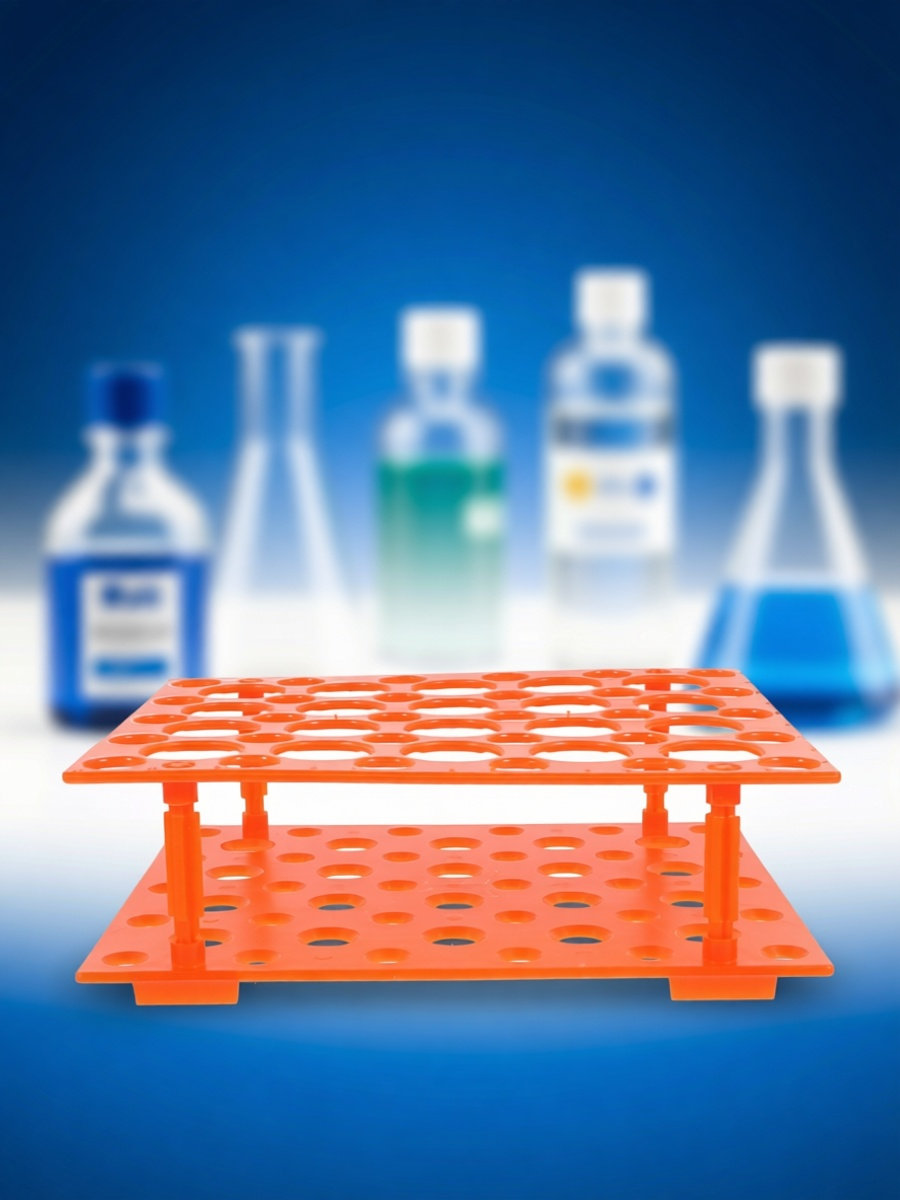 Lab Equipment - Portatubi da laboratorio con 50 fori,