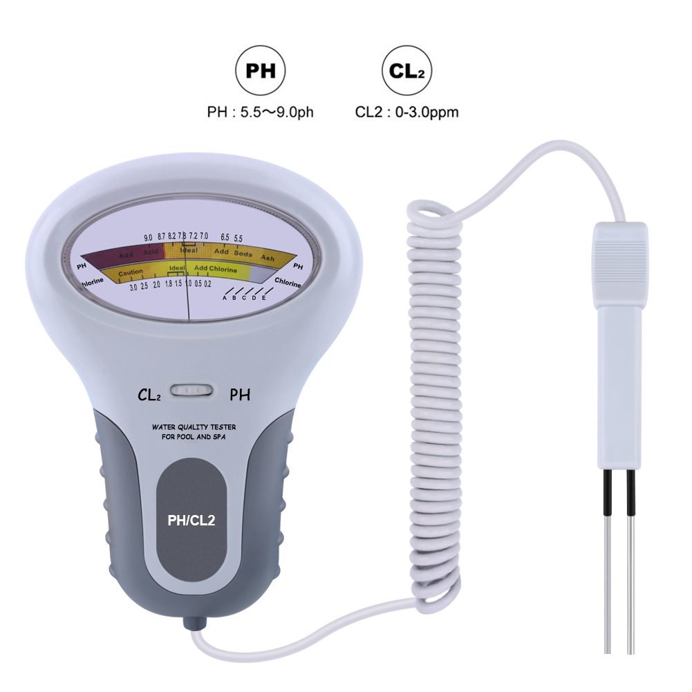 Ph Meter Digital Water Tester - Tester Portatile per Qualità dell'Acqua PC102,