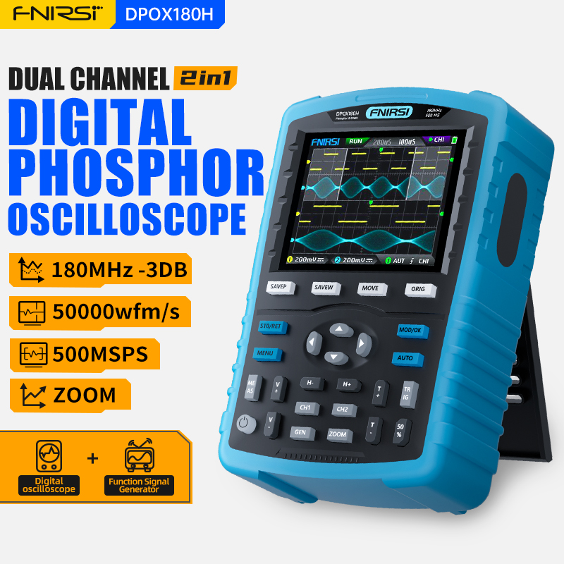 Fnirsi Digital Oscilloscope Handheld - Oscilloscopio Digitale Portatile FNIRSI DPOX180H con