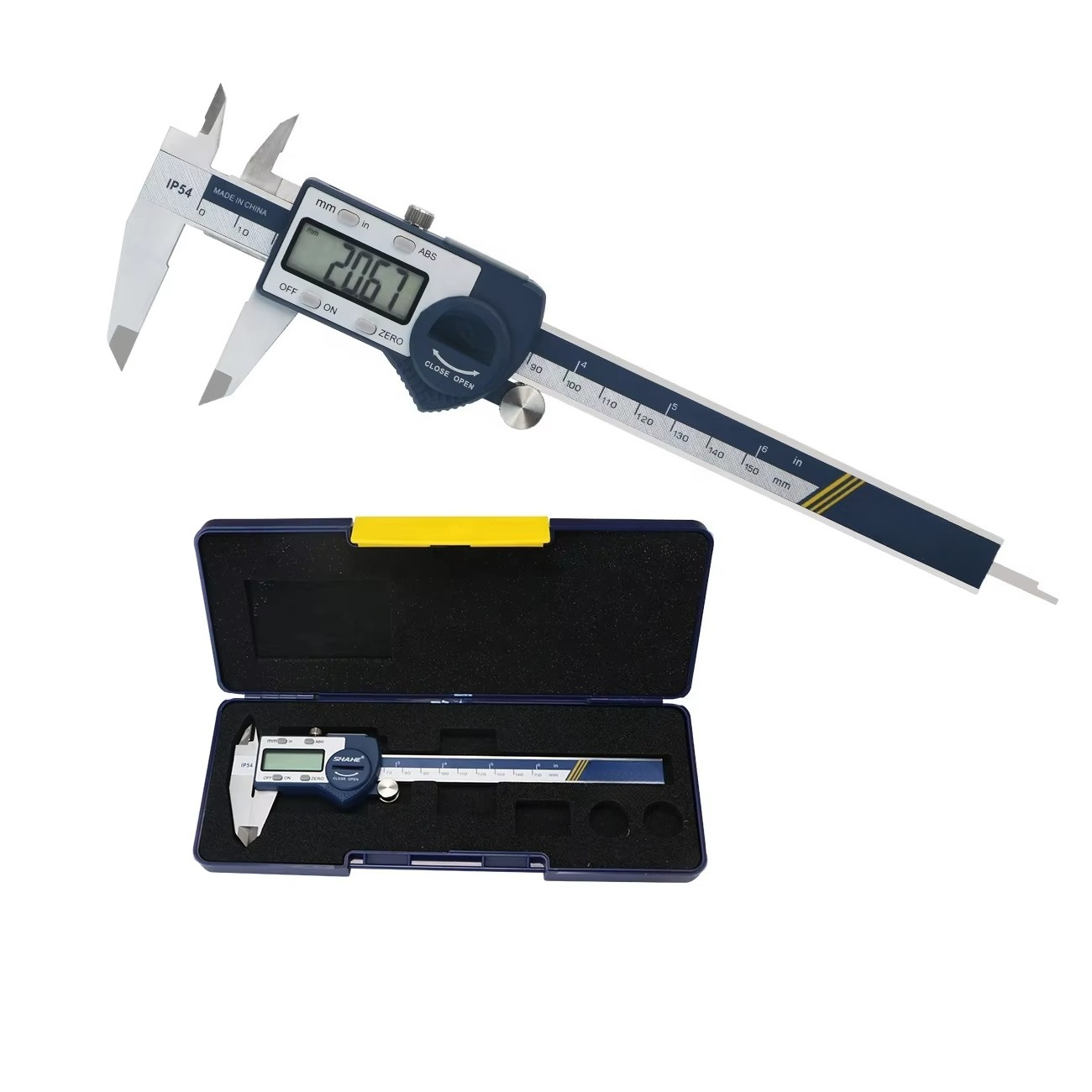 Digital Caliper 150Mm Stainless Steel - Calibro a corsoio digitale IP54 0-150