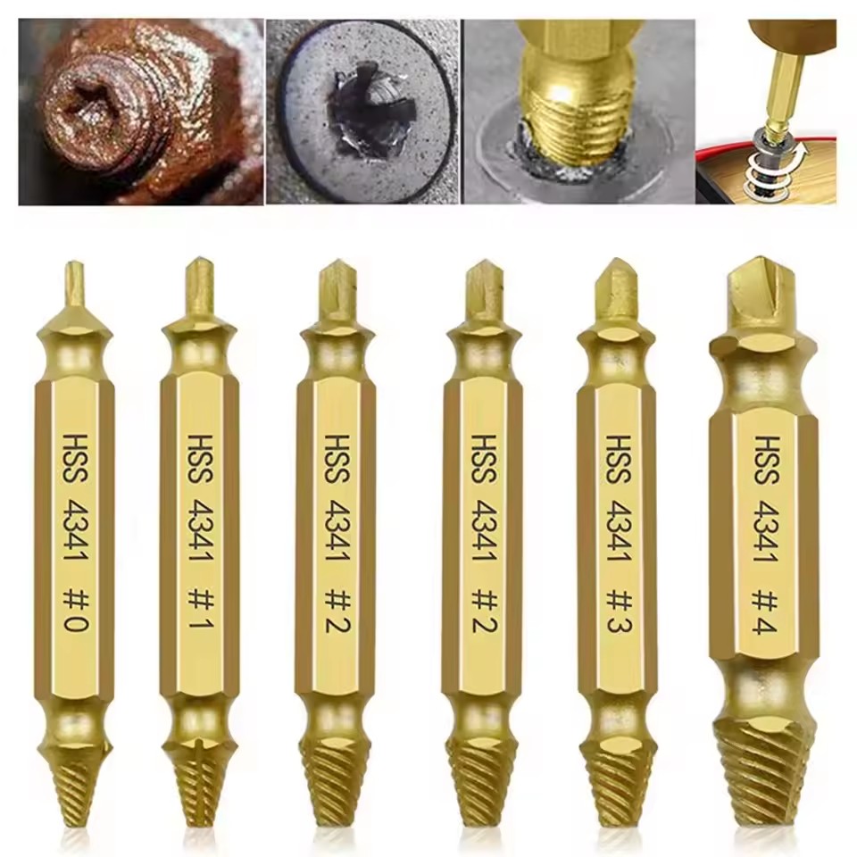 Industrial Tools - Set di punte estrattori per viti