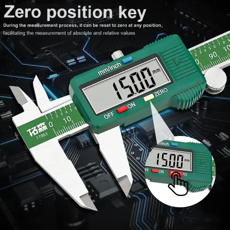 Digital Caliper 150Mm Stainless Steel - Calibro Digitale di Alta Precisione in