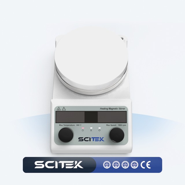 Lab Magnetic Stirrer Hot Plate - Agitatore Magnetico con Piastra Riscaldante, Superficie