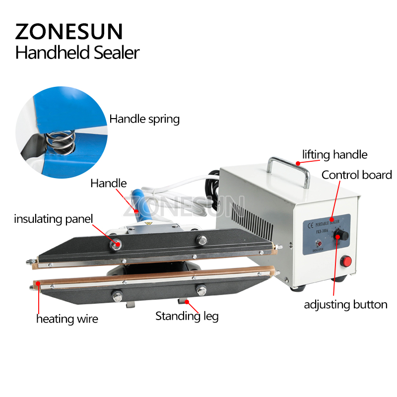 ZONESUN Sigillatrice a impulsi - Plastic Bag Impulse Heat Sealer recensione e prezzo